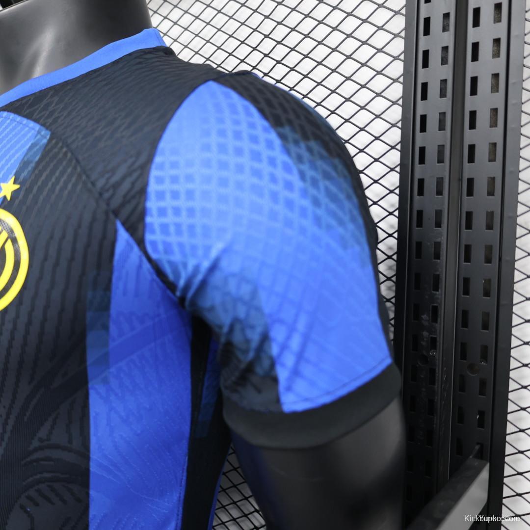 Player Version Retro 23/24 Inter Milan x Transformers Home Special Jersey