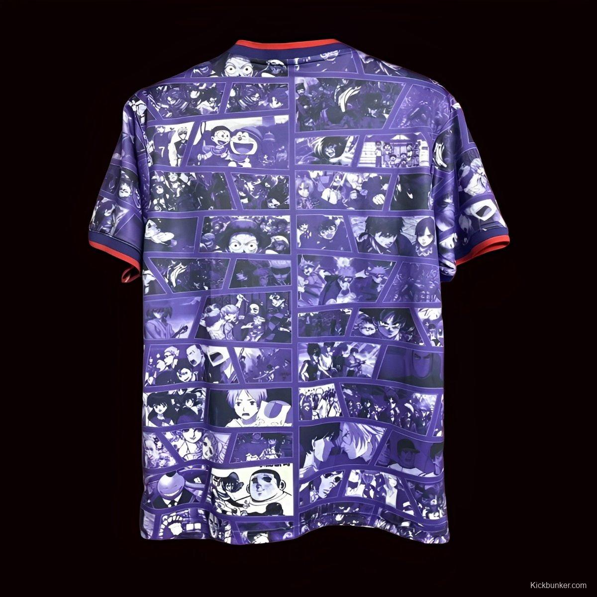 2024 Japan X Anime Purple Special Edition Jersey