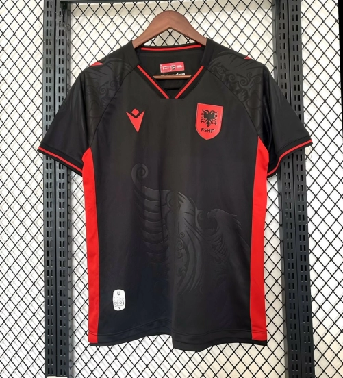 2025 Albania Away Black Jersey