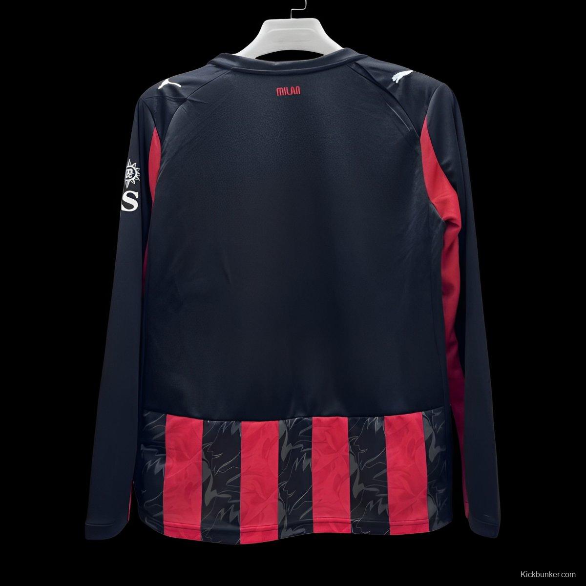 25/26 AC Milan Home Long Sleeve Jersey
