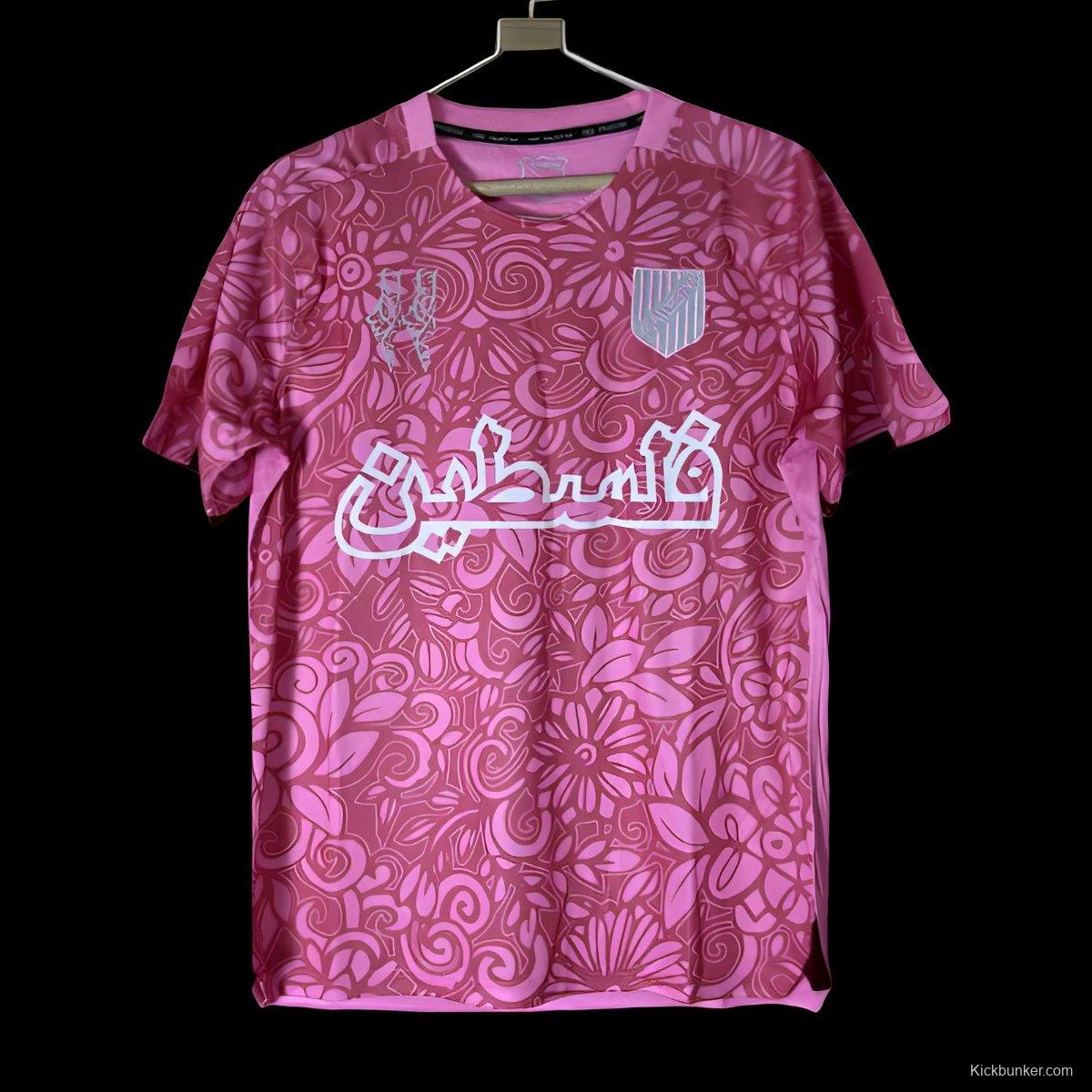 25/26 FC Palestina X Farrah Azam Collab Pink Jersey
