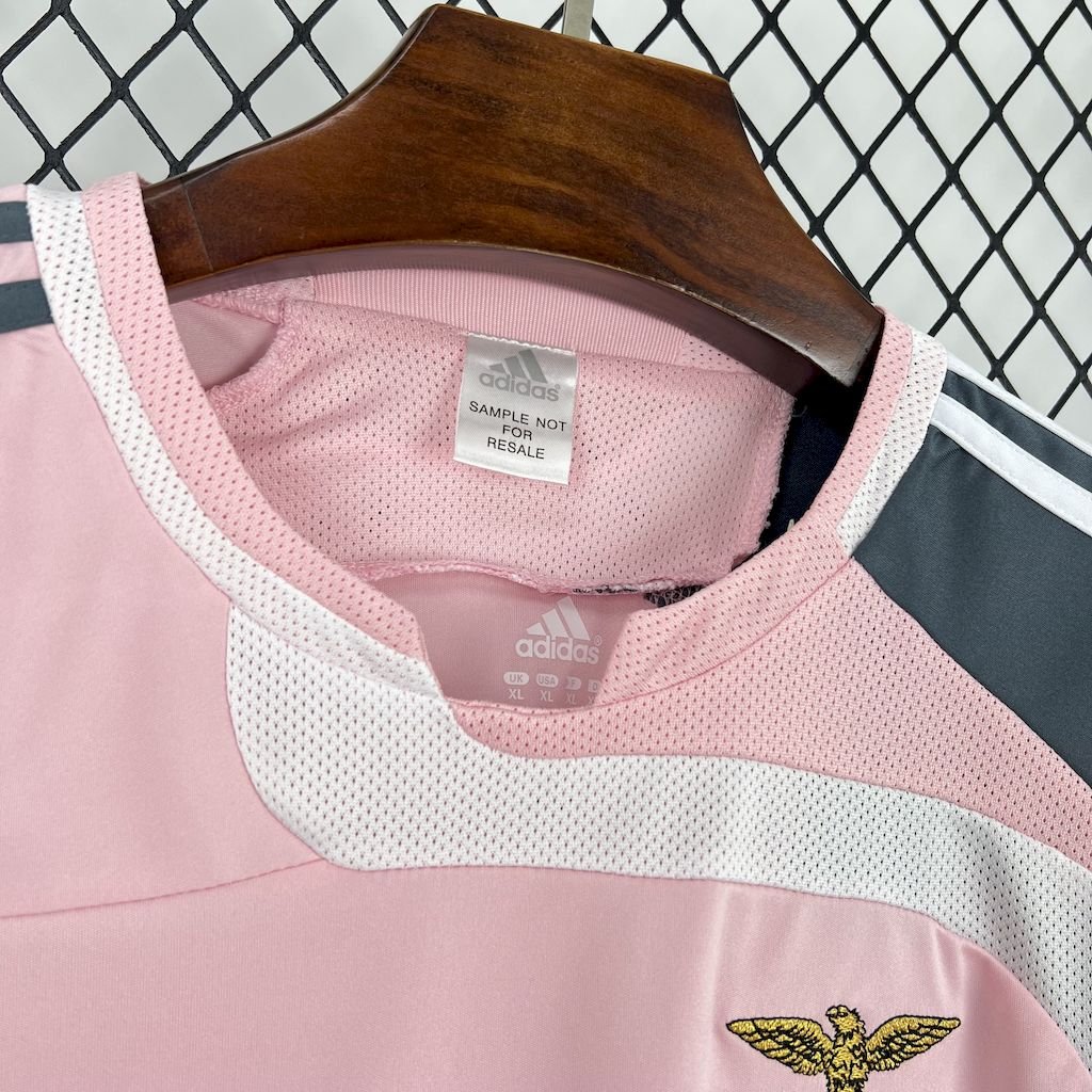 Retro 07/08 Benfica Away Pink Jersey
