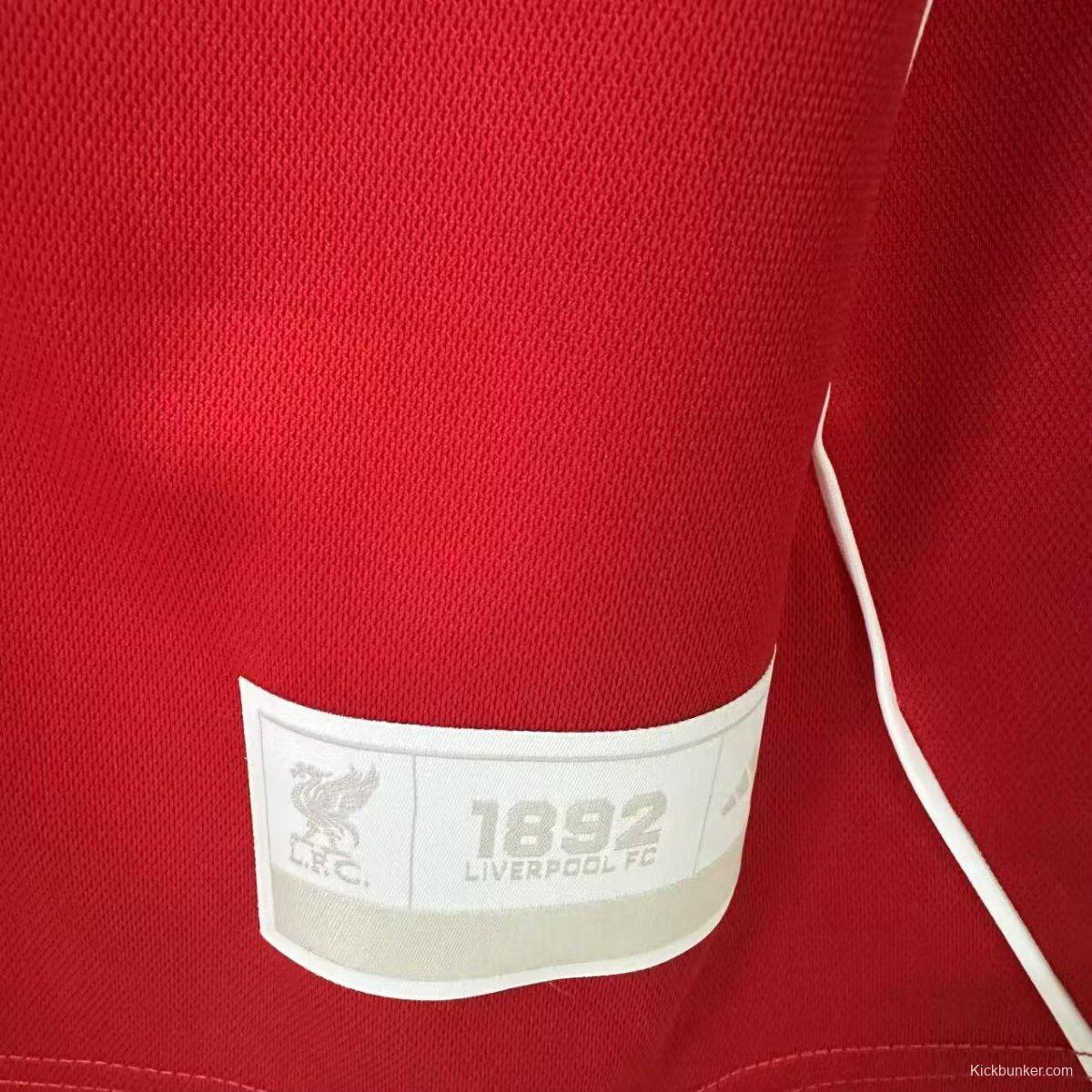 25/26 Liverpool US Pack Baseball Red Jersey