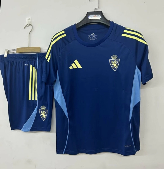 25/26 Real Zaragoza Training Jersey Royal Blue+Shorts
