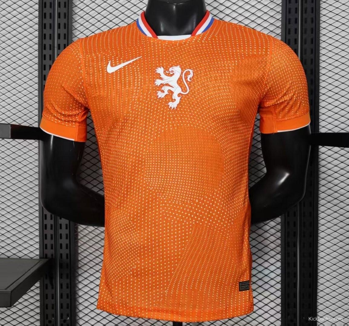 Player Version 2025 Netherlands Home Jersey