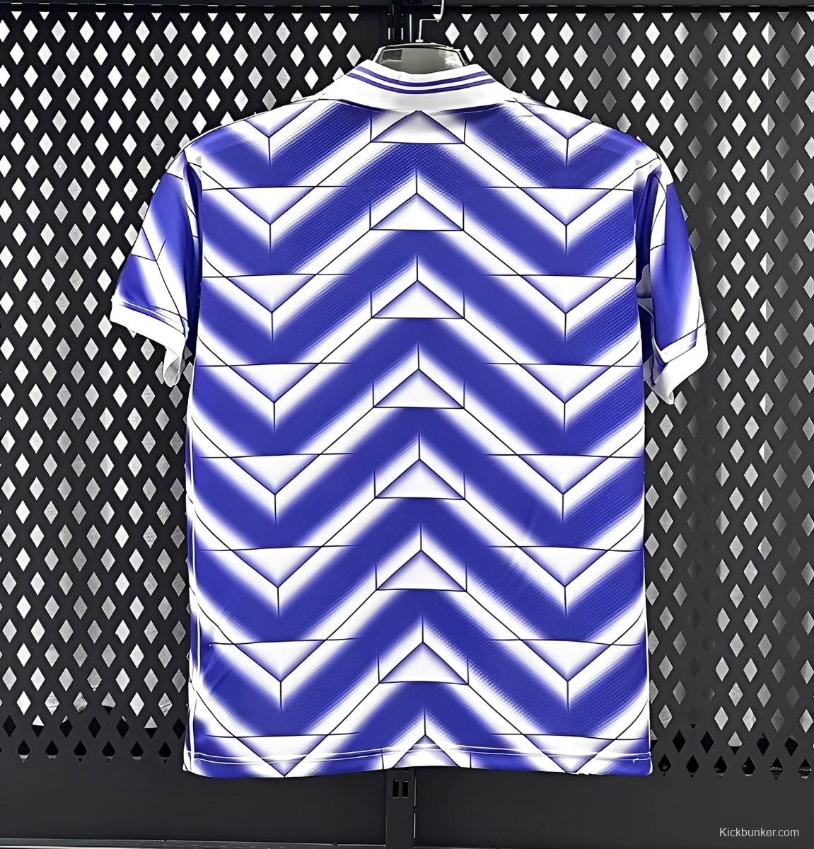 25/26 Real Madrid Third Purple with Chevron Gradient Pattern Jersey