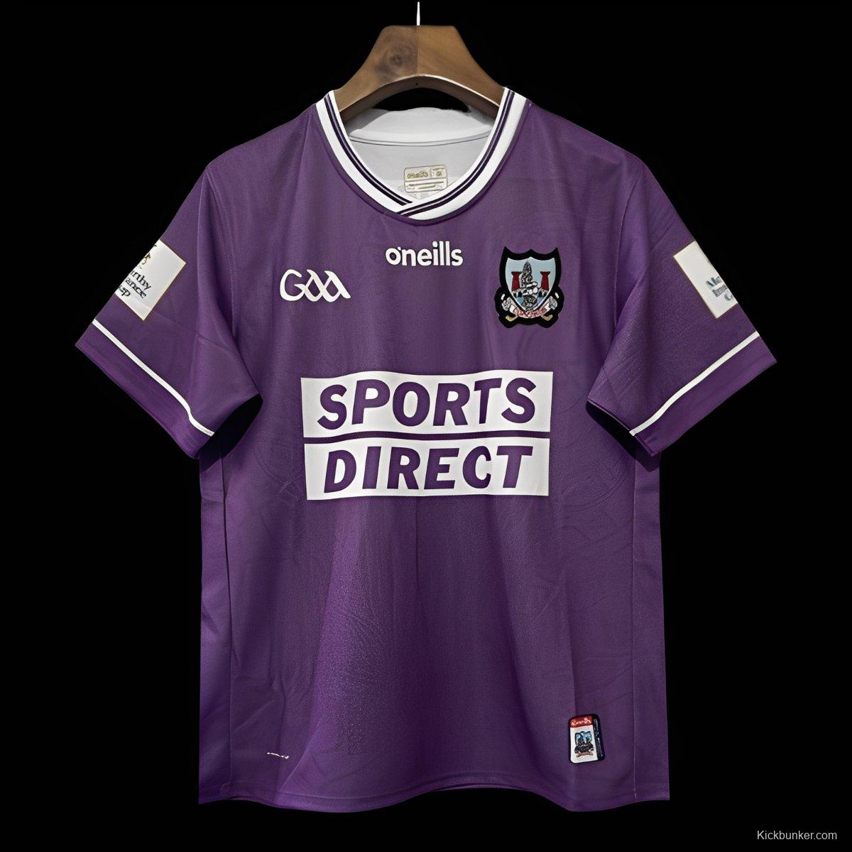 25/26 Kilmacud Crokes Purple with White Trim Home Jersey