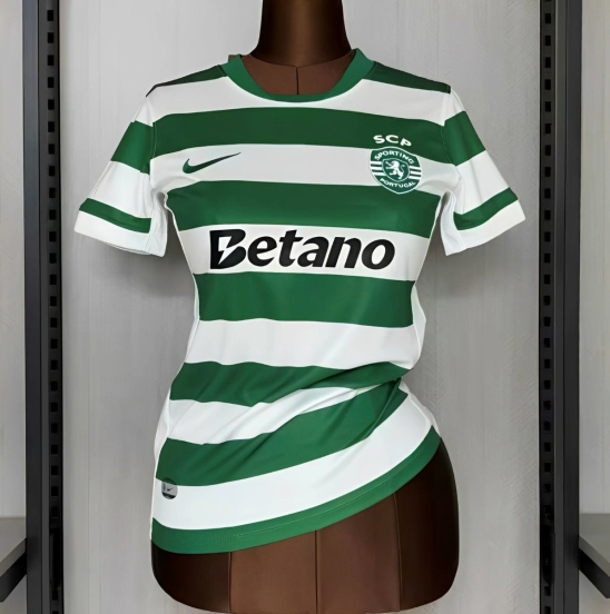 25/26 Women Sporting Lisbon Home Jersey