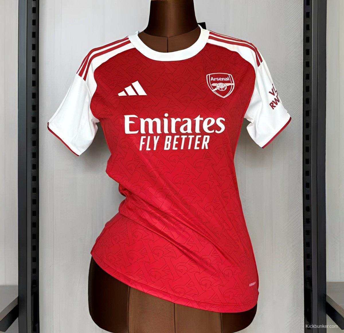 25/26 Women Arsenal Home Jersey