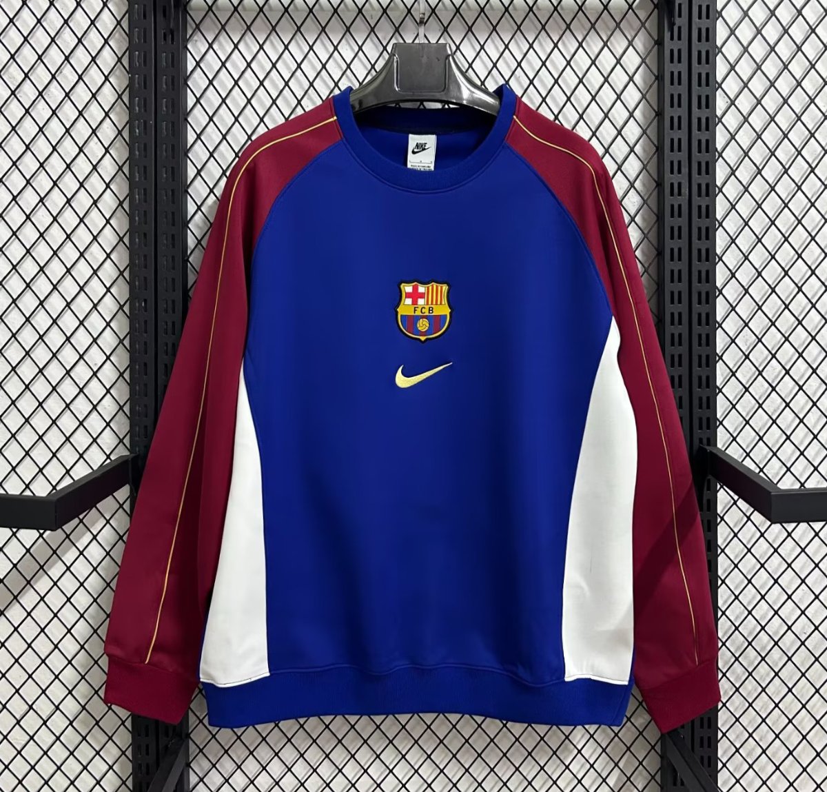25/26 Barcelona Blue/Wine/White Sweater