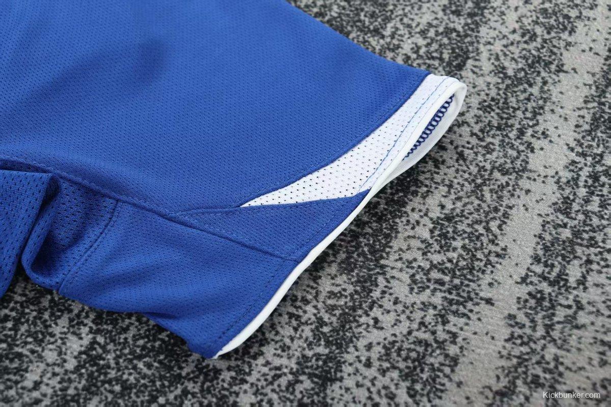 Retro Kids 2004 Brazil Away Blue Jersey