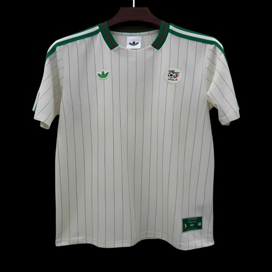 2026 Algeria Adidas Terrace Icons White Jersey