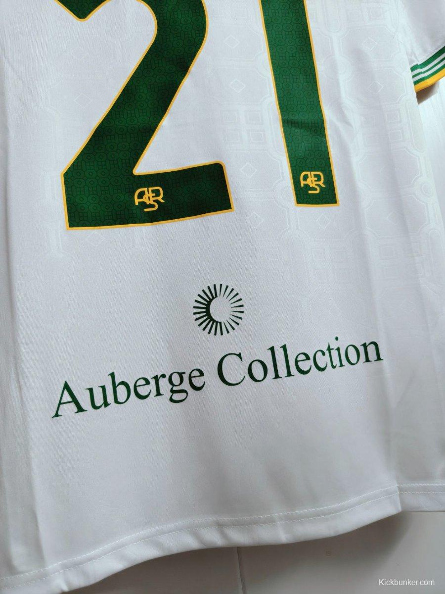 25/26 AS Roma Third White Jersey With Full Sponsors