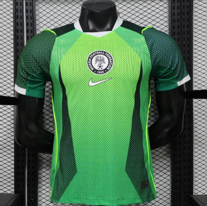 Player Version 26/27 Nigeria Volt Green & Dark Green  Home Jersey