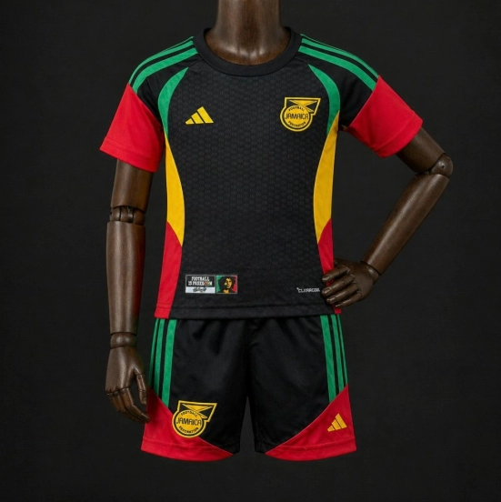 2026 Kids Jamaica 26 x Bob Marley Away Pre Match Jersey