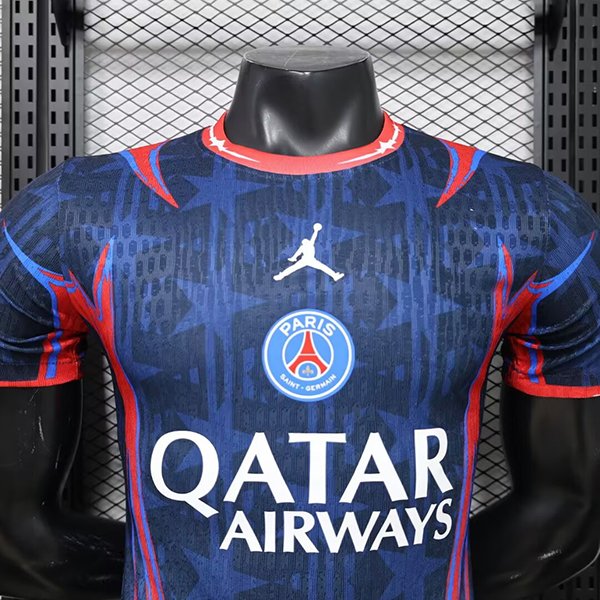 Player Version 26/27 PSG x Jordan Special Navy Blue/Red Jersey