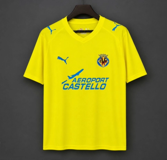 Retro 08/09 Villarreal CF Home Jersey