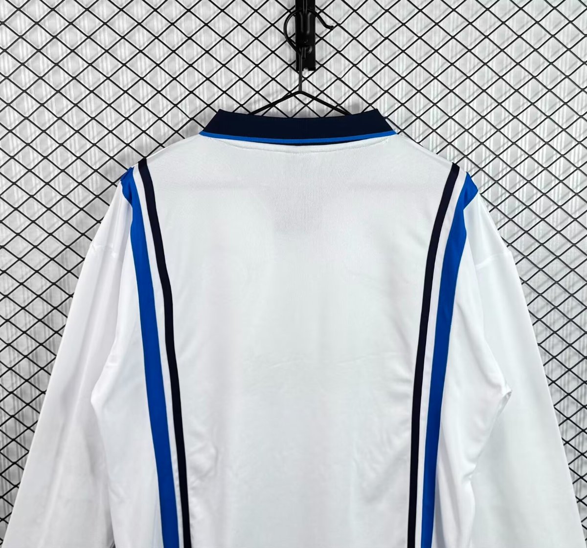 Retro 97/98 Napoli Away White Long Sleeve Jersey