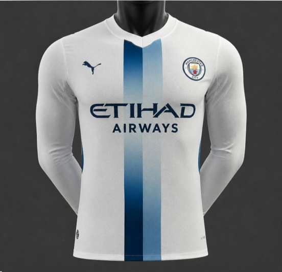 Player Version 26/27 Manchester City Third White Long Sleeve Jersey