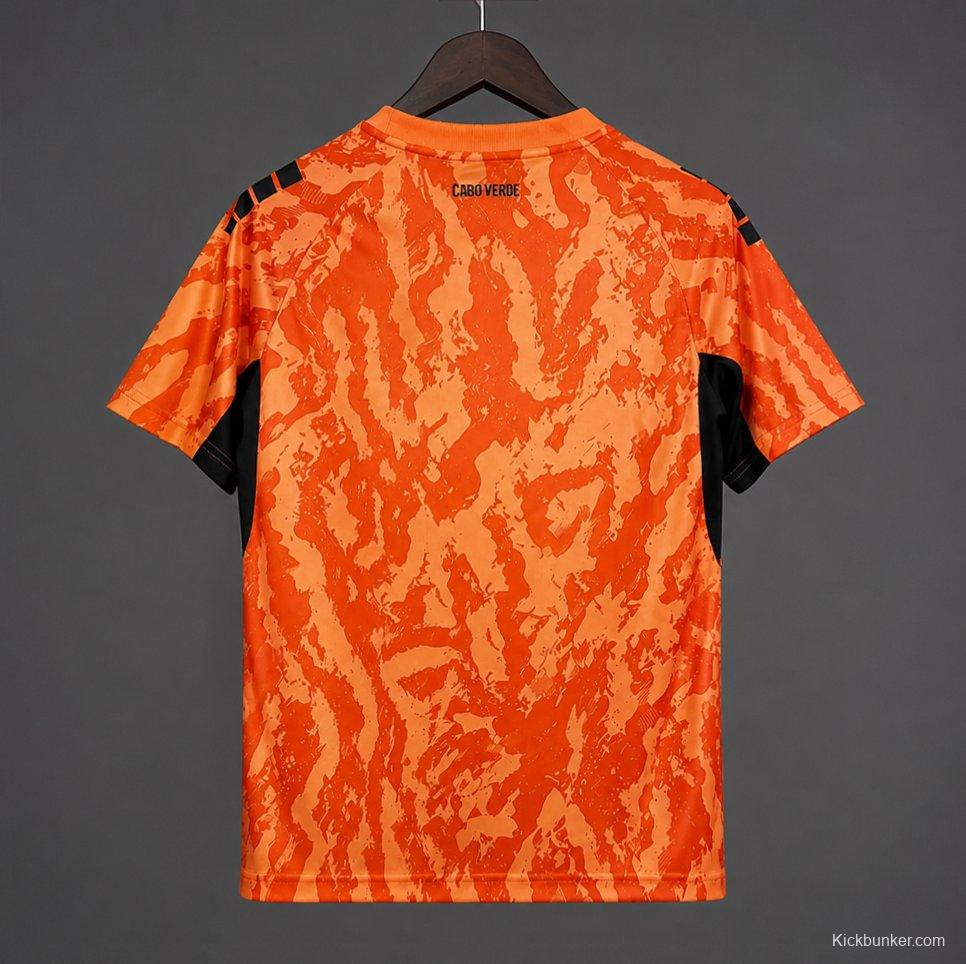2026 Cape Verde Orange Goalkeeper  Jersey