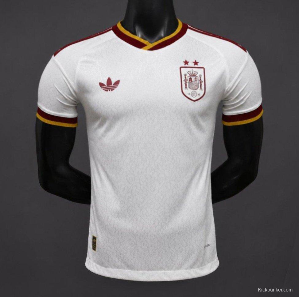 2 Star 2026 Spain Away White Jersey