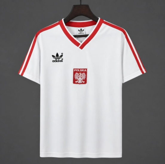 Retro 1986 Poland Home Jersey