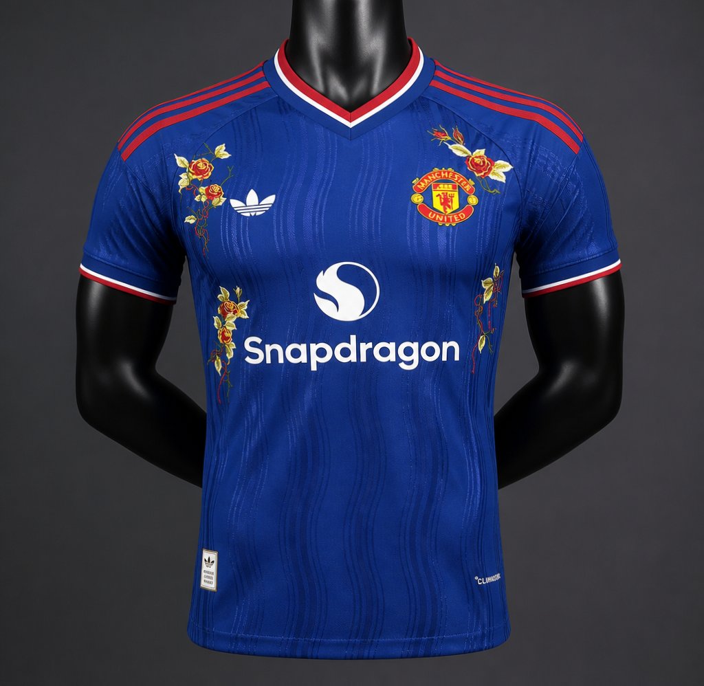 Player Version 26/27 Manchester United Away "Floral Edition" Special Jersey