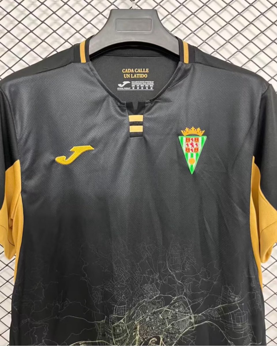 26/27 Cordoba CF Away Black Jersey