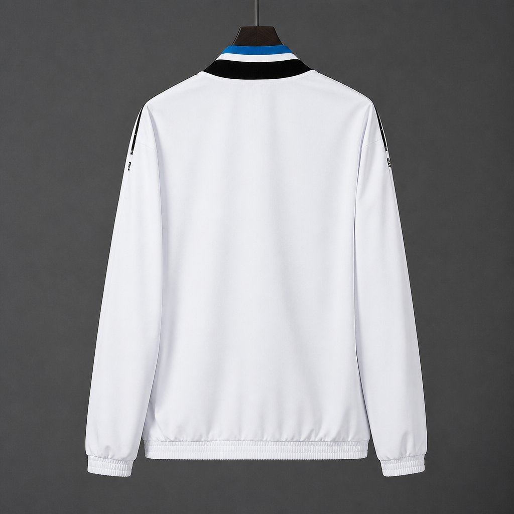 26/27 Newcastle United  White Full Zipper Windbreaker Jacket