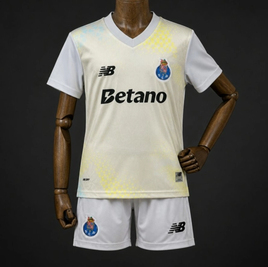 26/27 Kids Porto Grey Goalkeeper Jersey