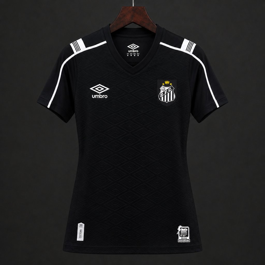 2026 Women Santos Third Black Jersey